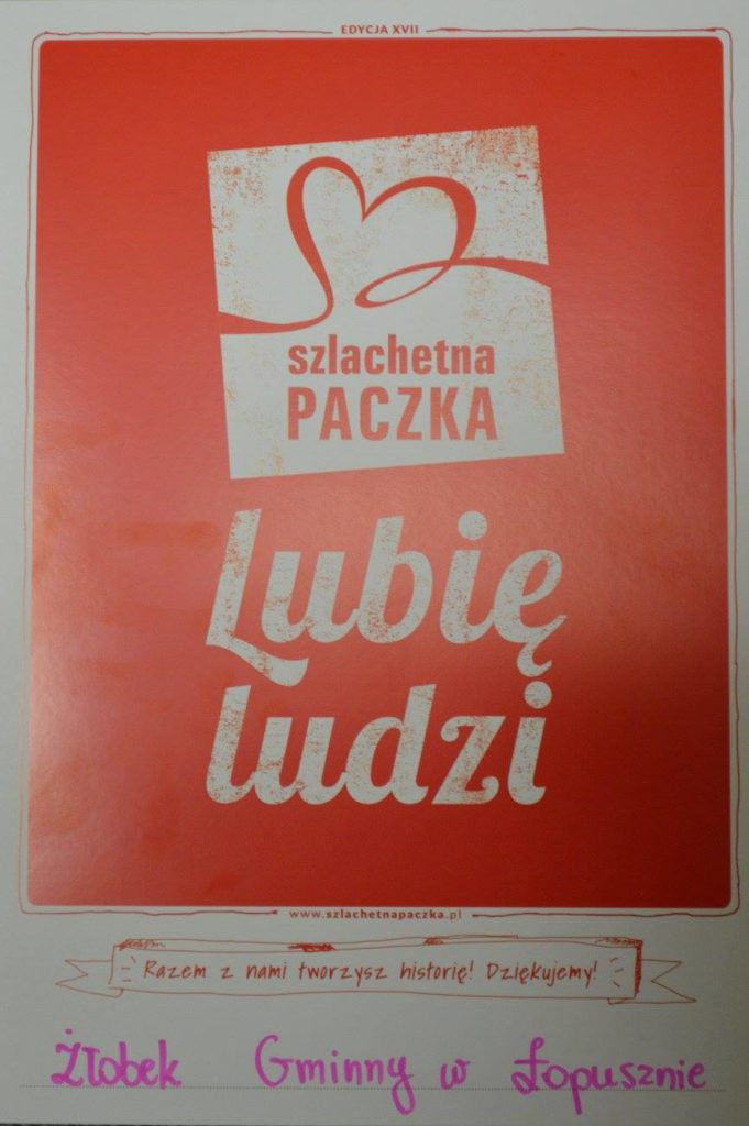 Szlachetna Paczka, zlobek-lopuszno.pl